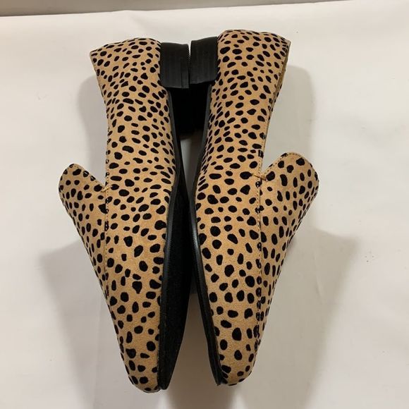 Just fab Size 7.5 animal print faux suede shoes.  New with tags - Picture 3 of 7